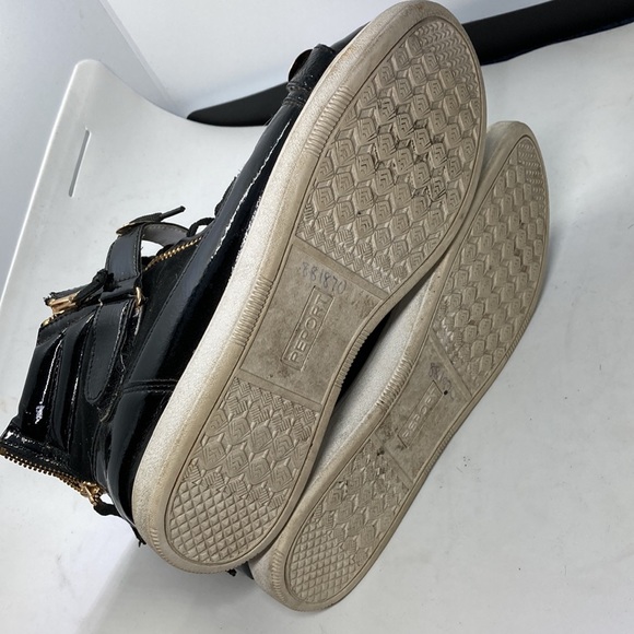 Black sneaker high top ankle booties - Picture 9 of 11